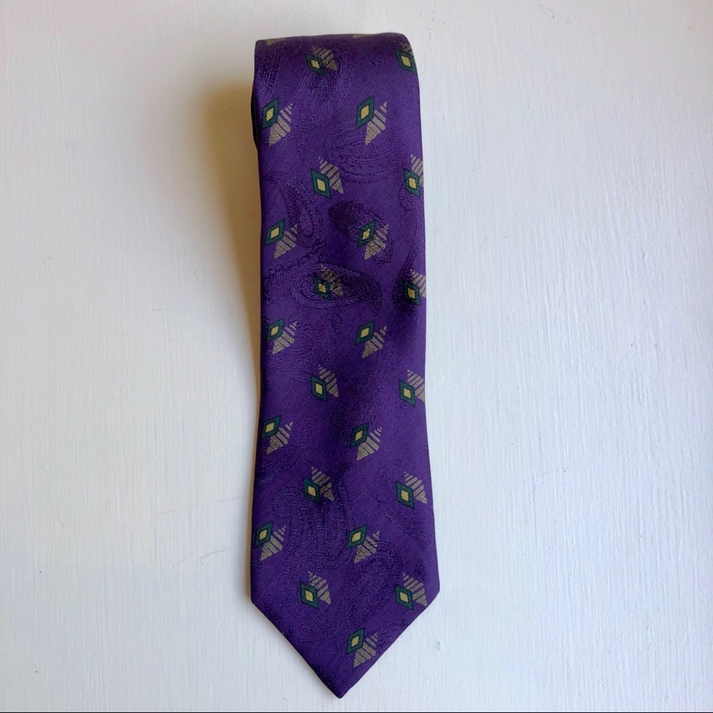 Chanel Purple Neck Tie